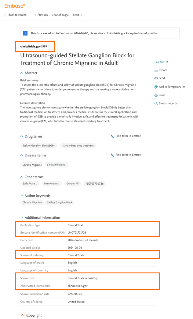 Record Details Page